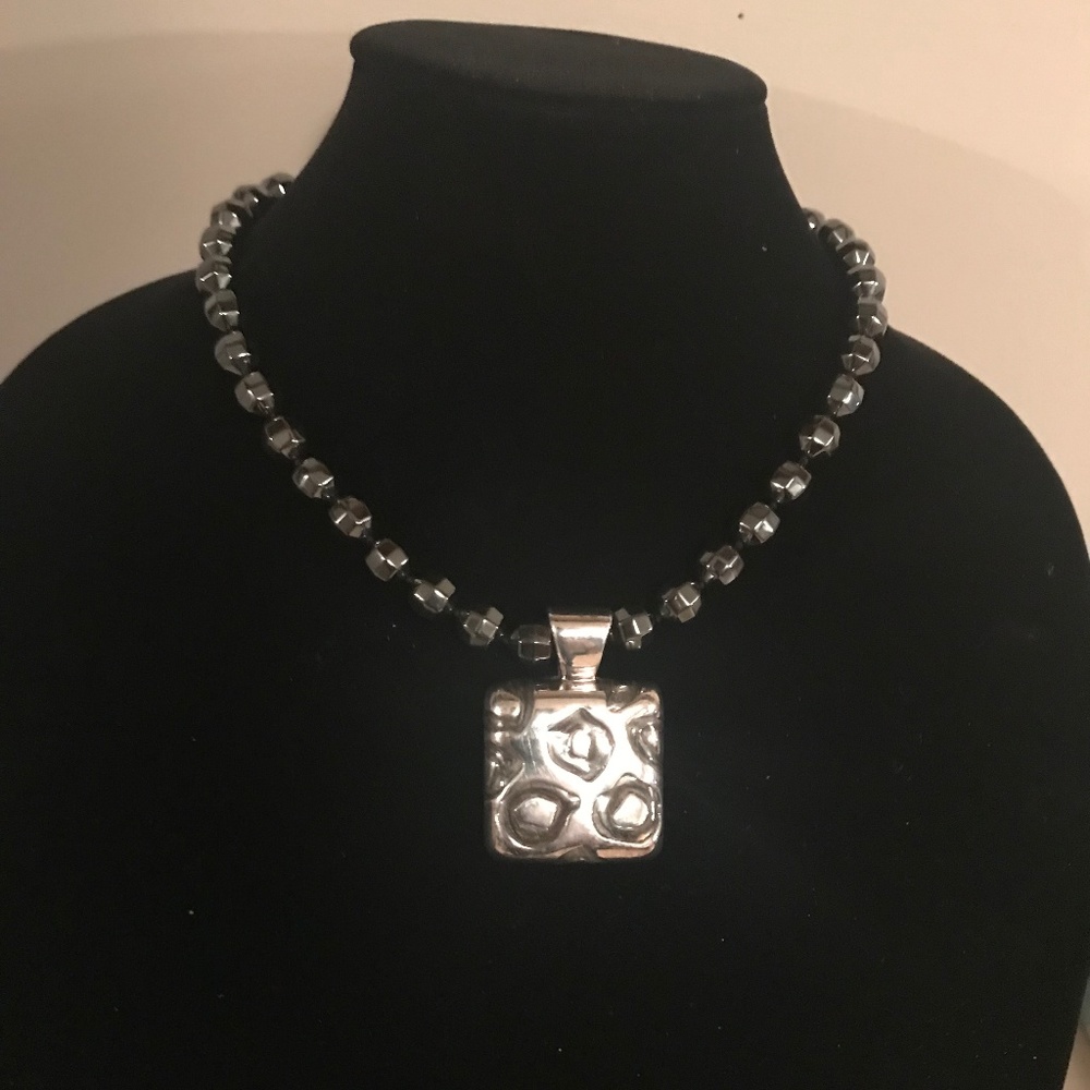Simon Sebbag Hemalite Pendant Necklace
